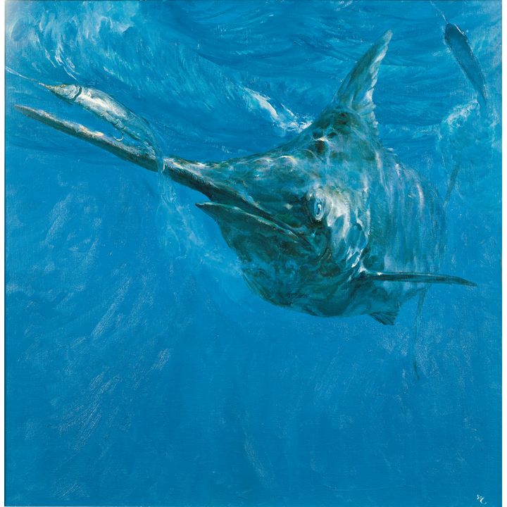 Stanley Meltzoff (1917-2006), Blue Marlin 21