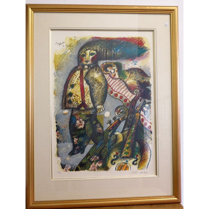 THEO TOBIASSE, LITHOGRAPH,