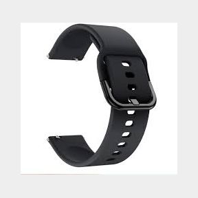MDM Samsung Galaxy 42mm Gear S2 Classic Replacement Silicone Strap - Black - Bar 9901059097922-51748/8709
