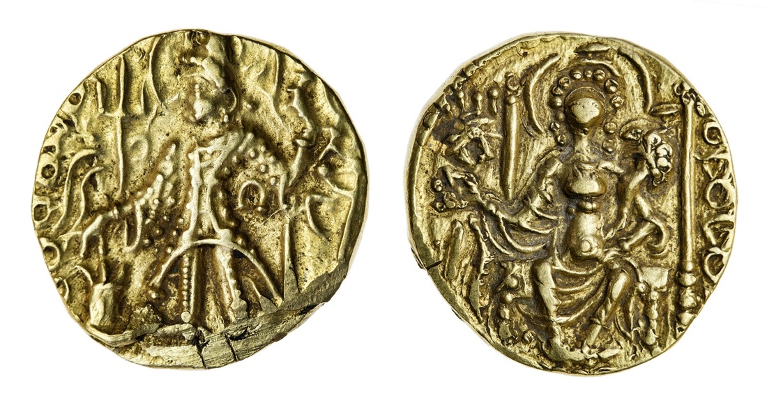 Kushan Empire, Vasu Deva II (c.267-300), Gold Dinar | Spink