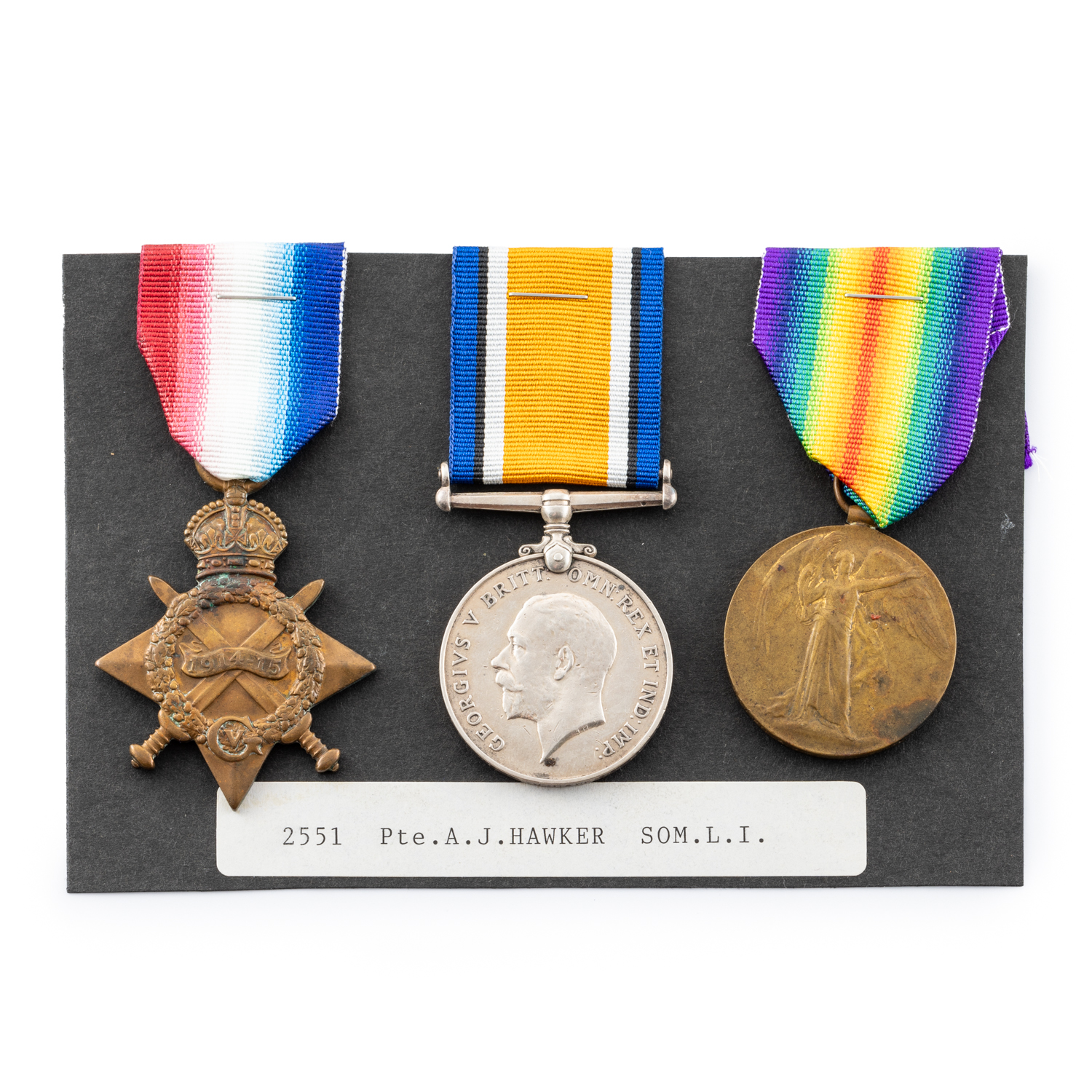 Great Britain, 1914 - 15 Star Trio, WWI,