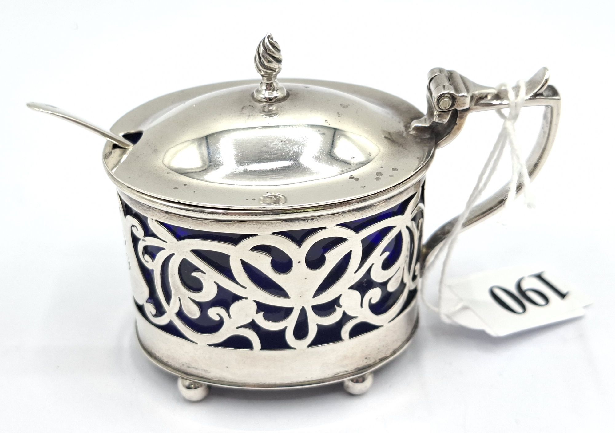 Sterling Silver Mustard Pot