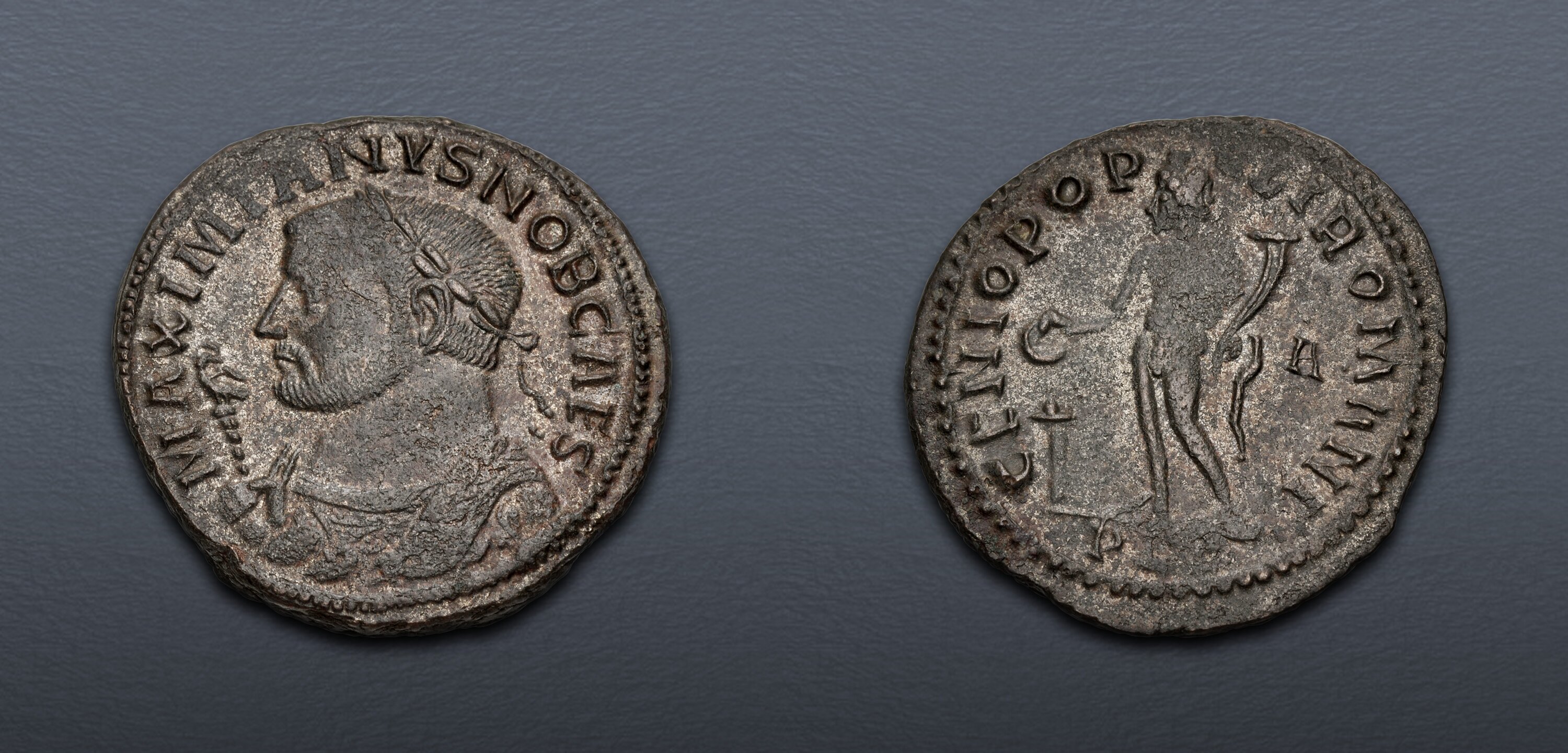Galerius. As Caesar, AD 293-305. Æ Follis (28.5mm, 9.29 g, 12h 