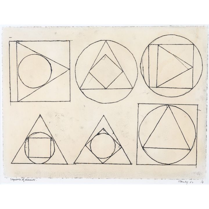 Pat Hanly 'Sequence of Elements'