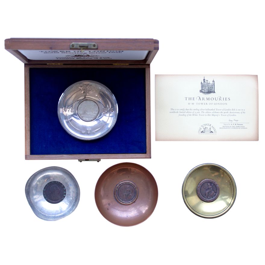 Great Britain, Three Small Bowls or Ashtrays,