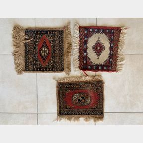 Set of 3 persian placemats table ornamentation 50x50 - 50698/205