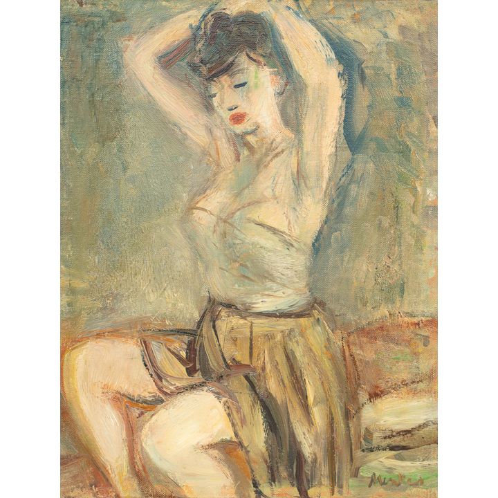 Zygmunt Menkes | Czesząca się