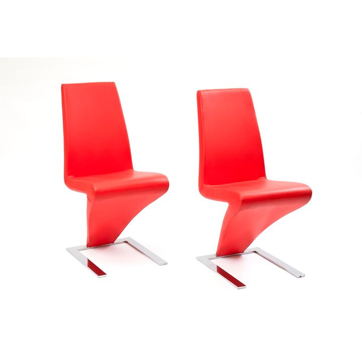 PAIRE DE CHAISES ZIGZAG D'APRÈS LE DESIGN DE JOACHIM NEES.