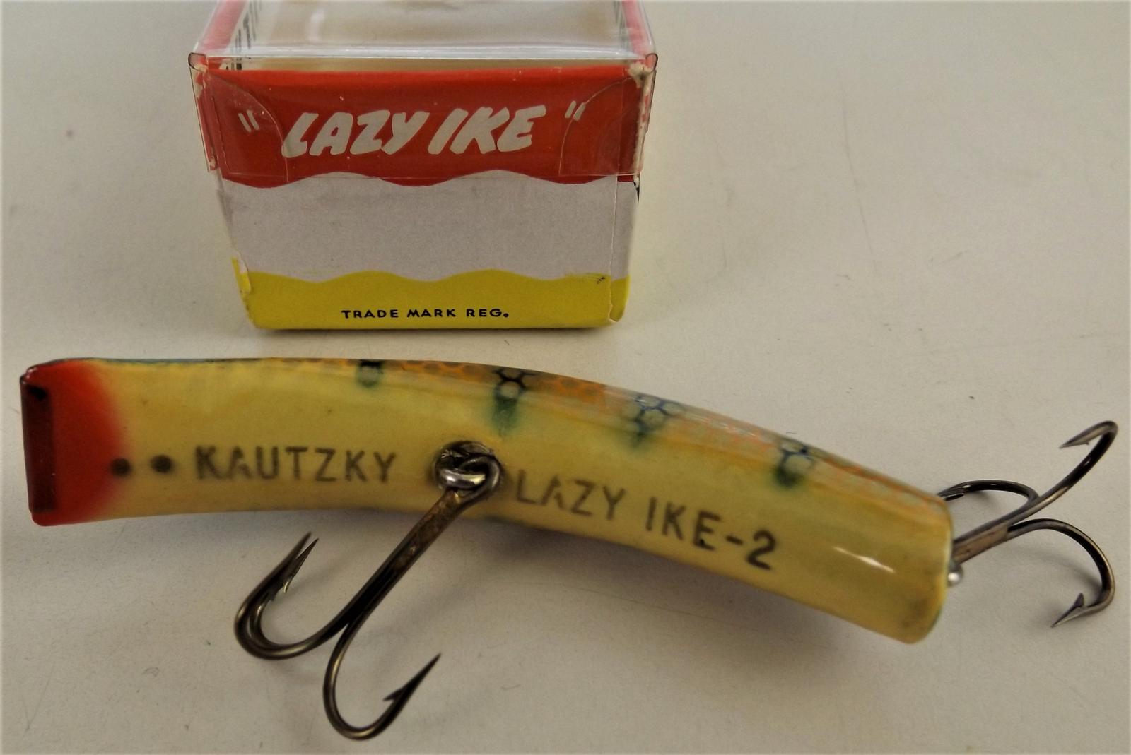 Two Lures One Original Box Lemaster Line L&S Panfish Master Model 25 and  Kautzky Lazy Ike-3 -  New Zealand