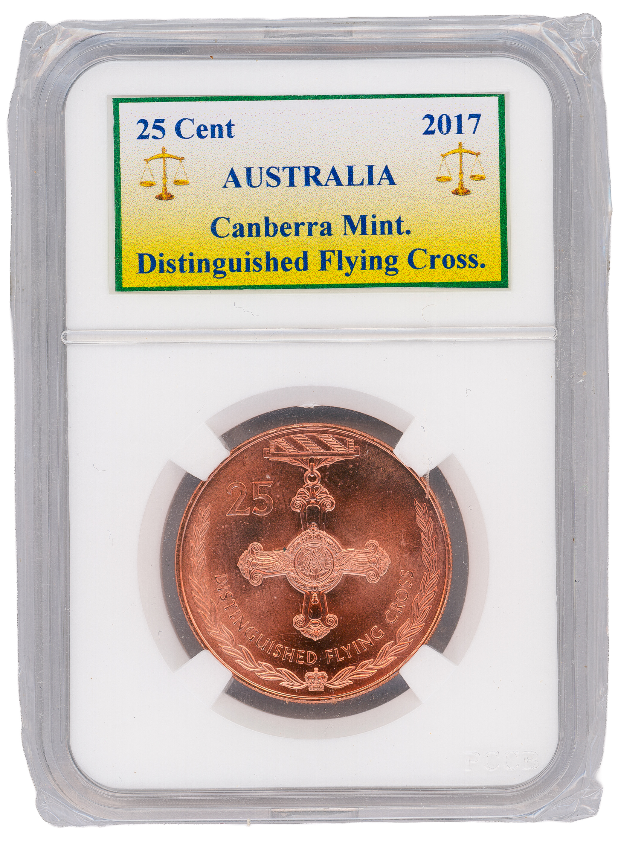 Distinguished Flying Cross, Twenty Five Cent, 2017,