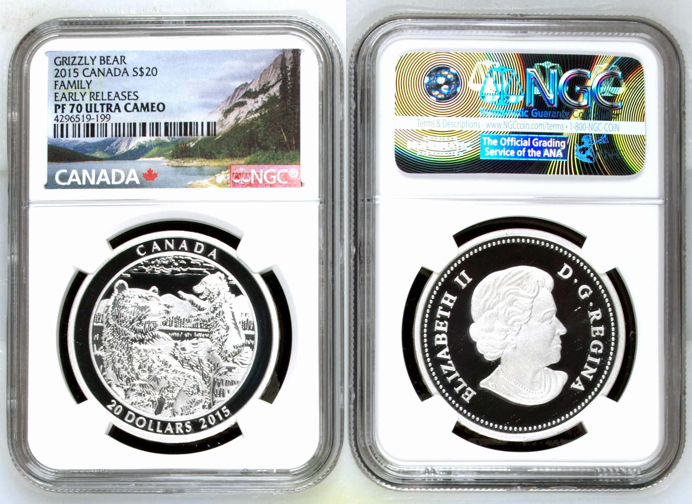 Canada, Family , Twenty Dollar, 2015, NGC PF 70 ULTRA CAMEO