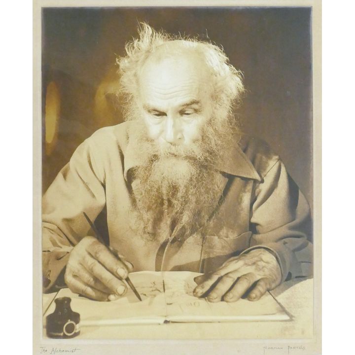 Norman Bartels ''The Alchemist'' Bromide Photograph Framed 25''x19''