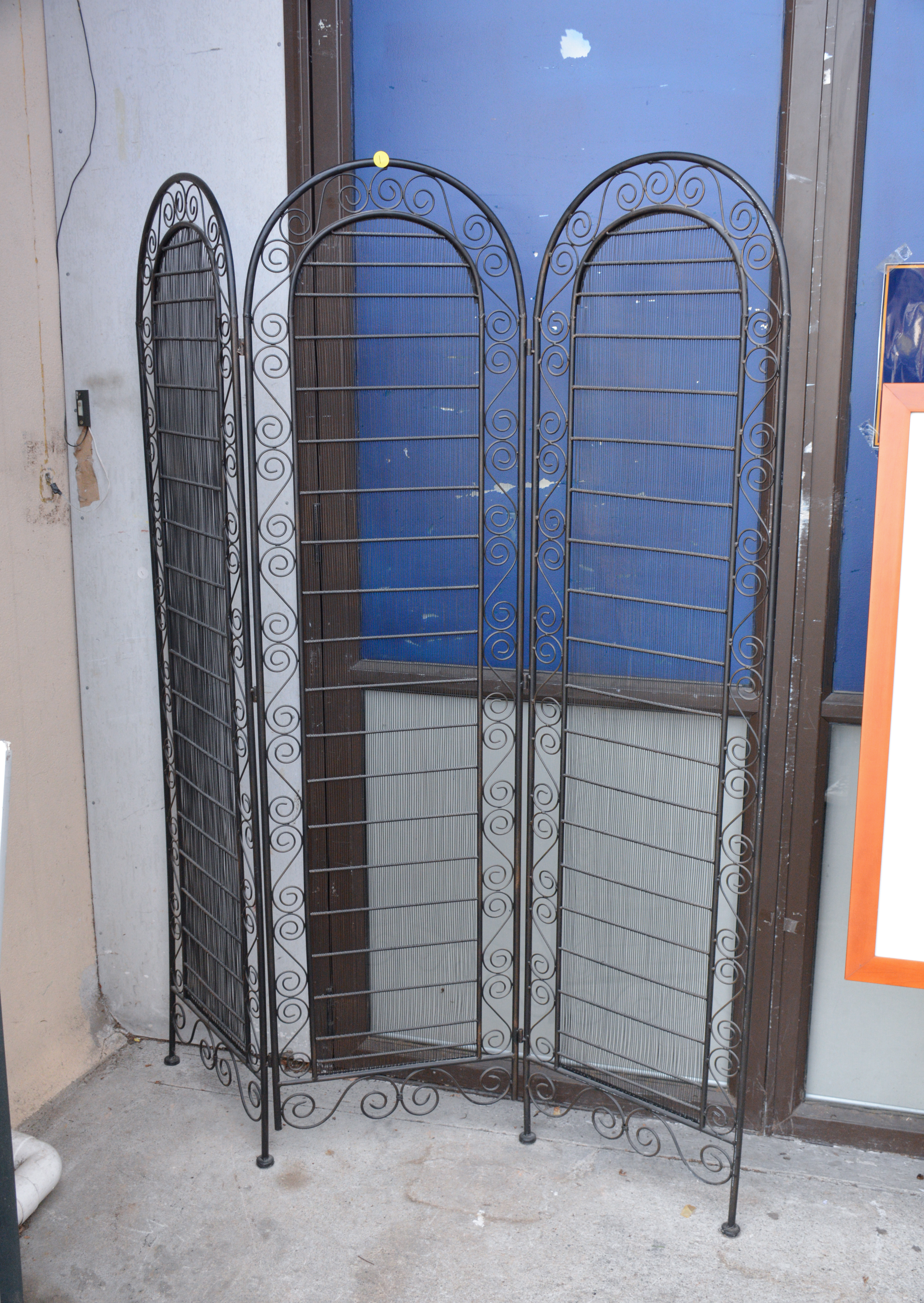 Black Metal Screen — sold at auction in New Zealand for $20