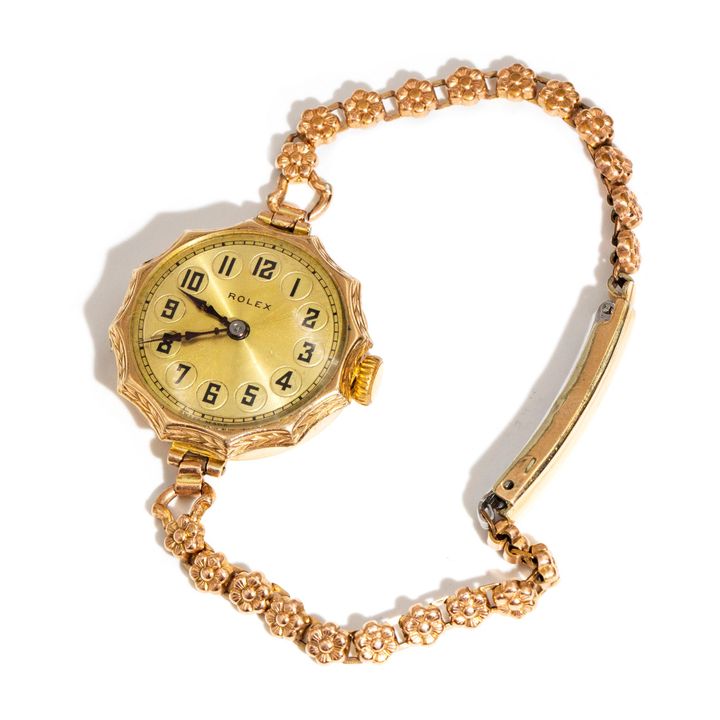 Rolex 9 carat Gold Ladies Watch,