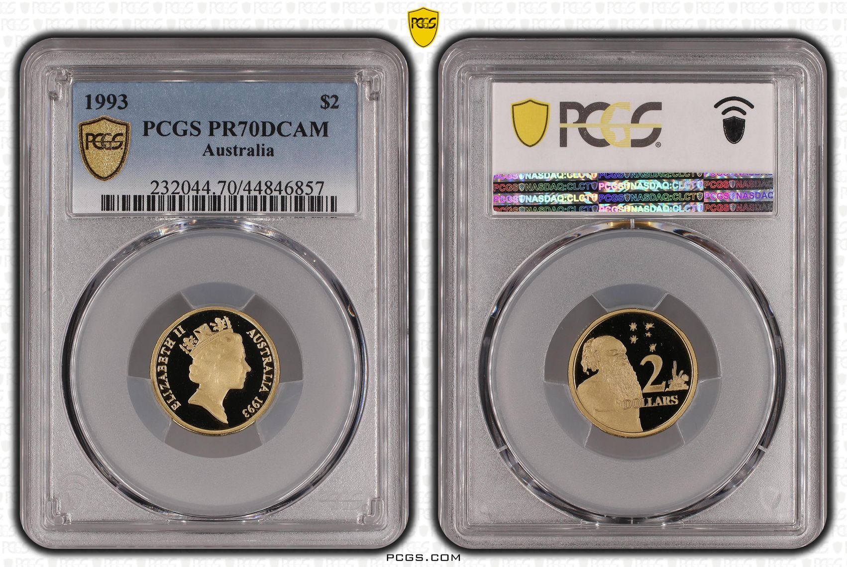 1993 Australia Two Dollar, $2 PCGS - PR70DCAM POP 12/0 -857