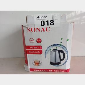 SONAC TG-20A PORTABLE HOUSEHOLD ELECTRIC KETTLE 2.0L 360 ROTATE BASE - SO EASY AND QUICK