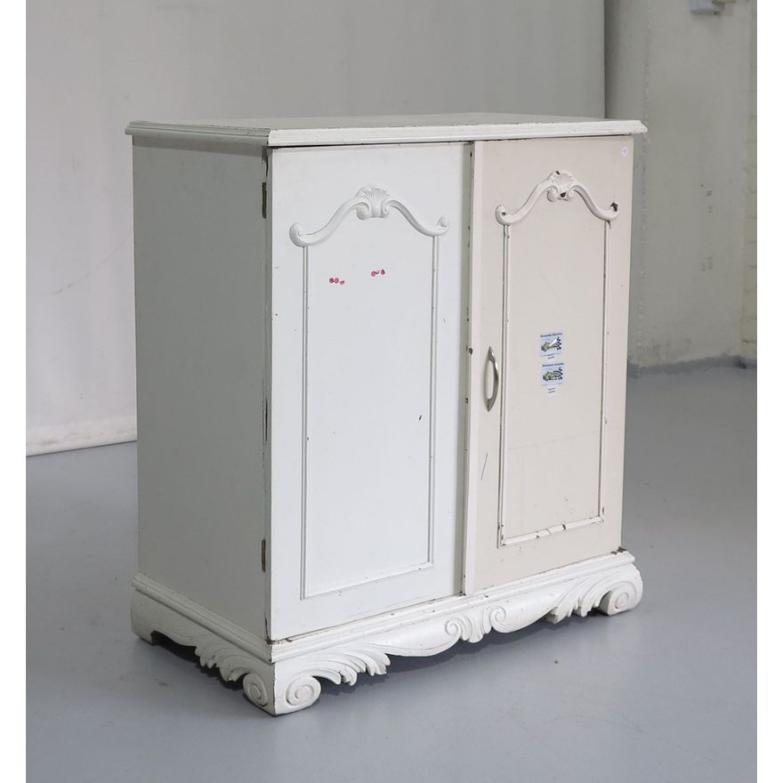 PAINTED TWO-DOOR CABINET
