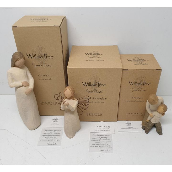 Willow Tree Ornaments (x3)