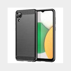 CellTime Galaxy A03 Core Shockproof Carbon Fiber Design Cover - Grey - Samsung A03 Core | AS 51663/3660 B3 (S4)C