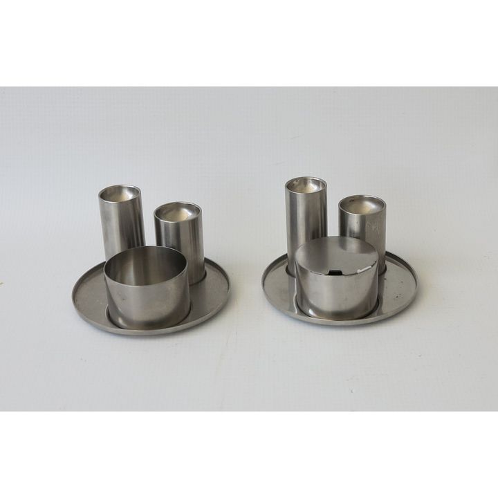 PAIR OF MID 20TH CENTURY STELTON CONDIMENT SETS