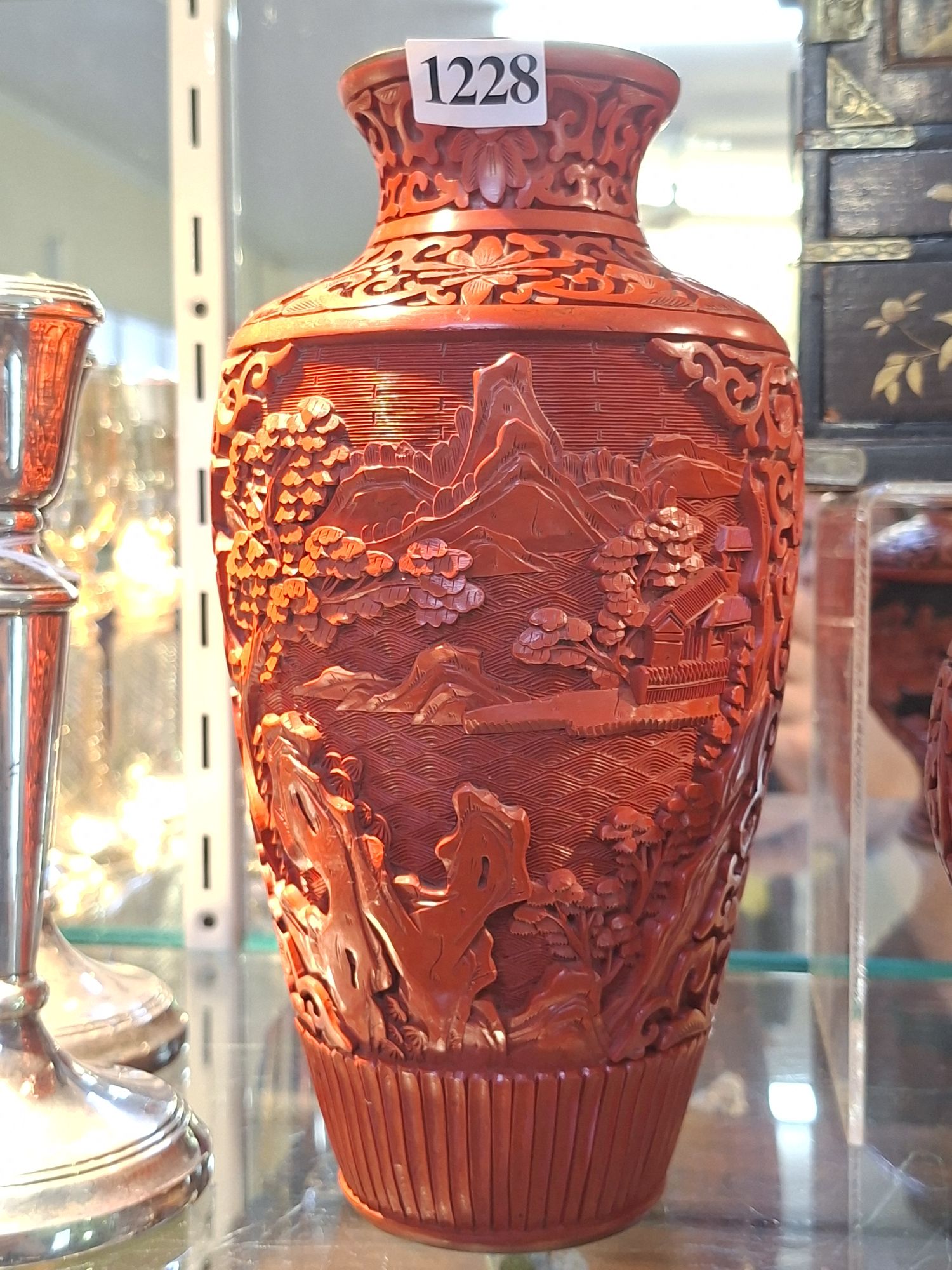Cinnabar Vase