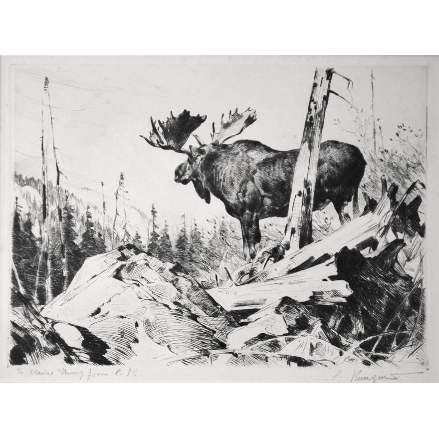 Carl Rungius (1869-1959), Alaskan Wilderness