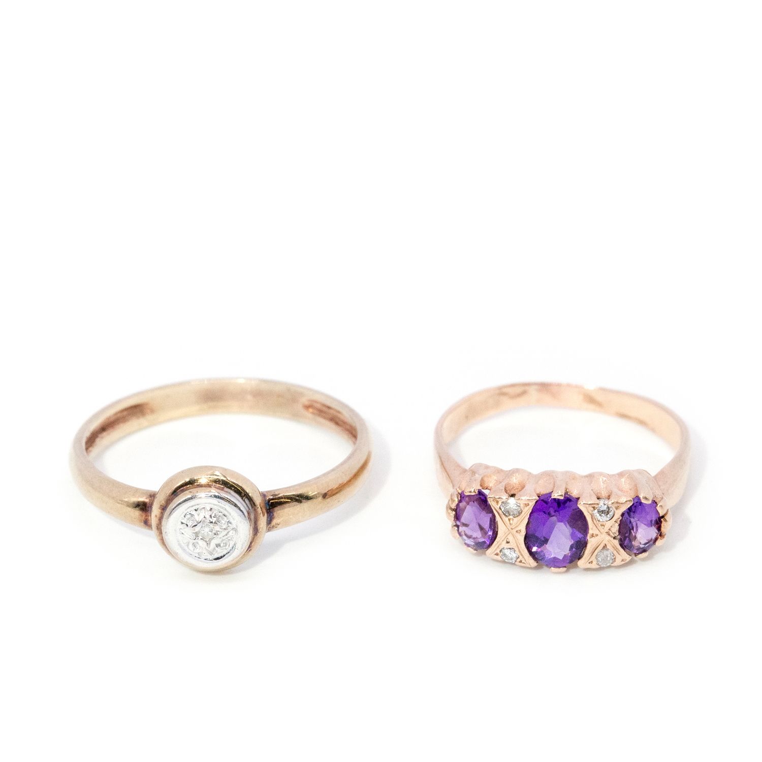 Two 9ct Gold Rings