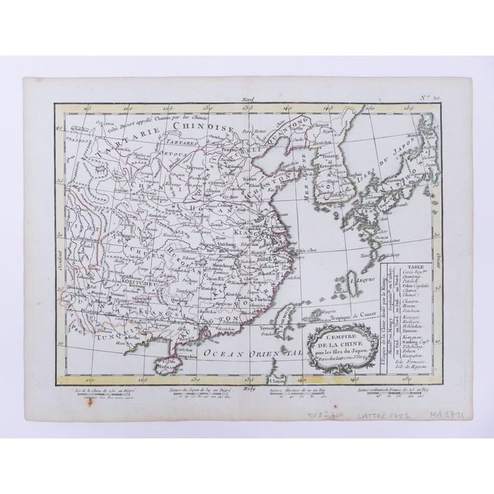Lattre, L'Empire de la Chine. 1783