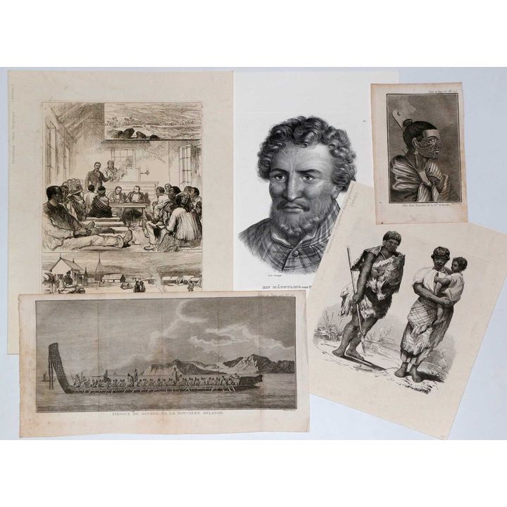 ENGRAVINGS  - MAORI RELATED [20 items]