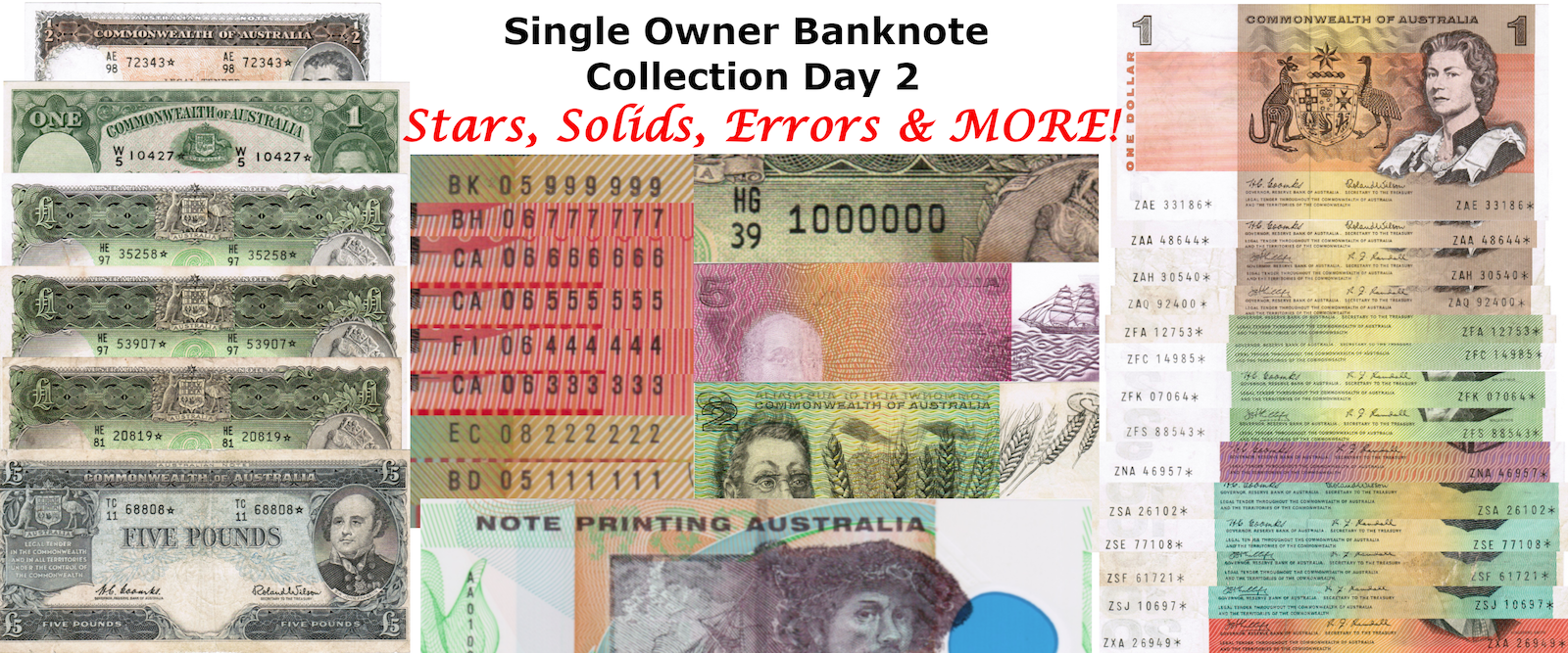 Single Owner Banknote Collection - Day 2 | Eureka Coins Banknotes and ...