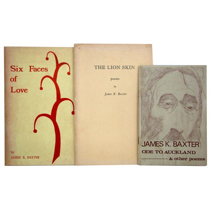 BAXTER, JAMES K.  [3 titles], The Lion Skin. Poems.