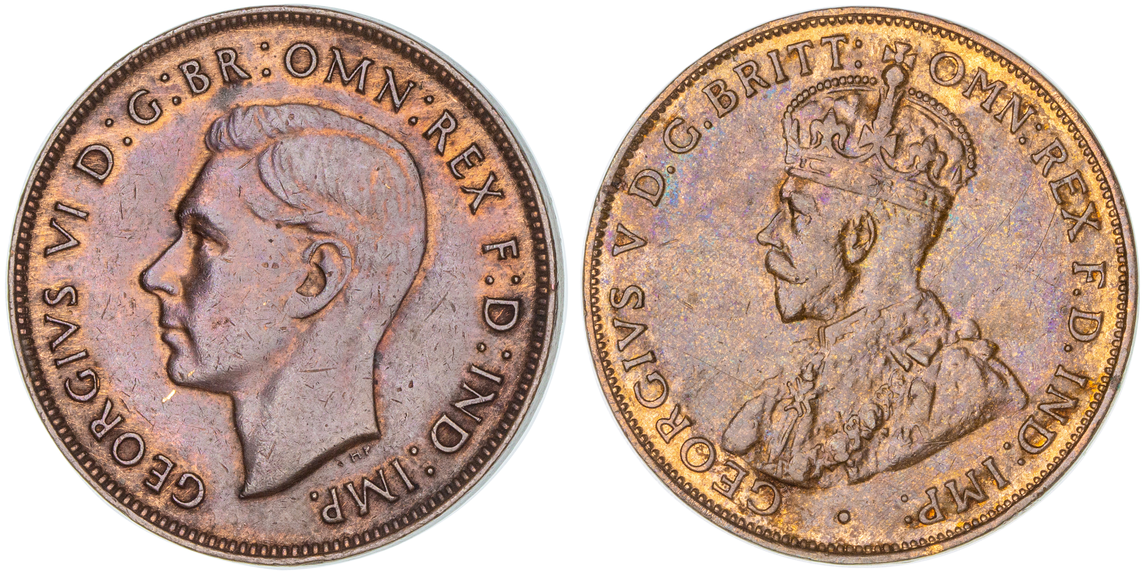 George V - George VI, Penny, VF - aEF