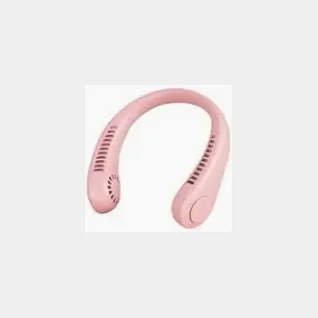 Mini Hanging Neck Fan USB Rechargeable Air Cooler Portable Bladeless Fan Pink | DEFECTIVE