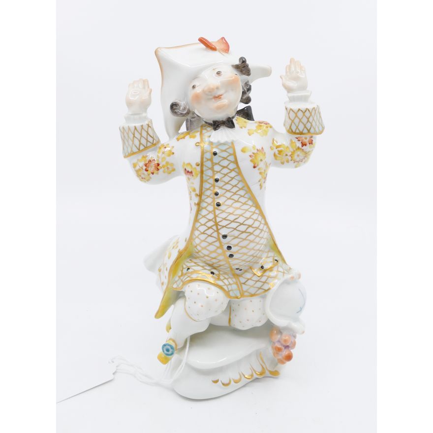 Meissen Dancing Dwarf Porcelain Figure- 7.5"