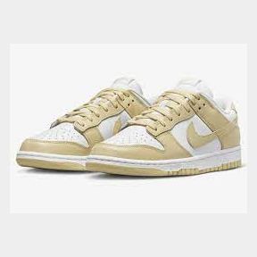 NIKE DUNK LOW RETRO BTTYS WHITE GOLD -UK7 - 51525/2161
