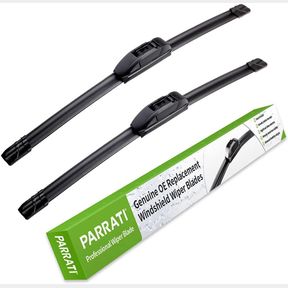 OEM QUALITY 24" + 18" PARRATI PREMIUM ALL-SEASON WINDSHIELD WIPER BLADES (SET OF 2)