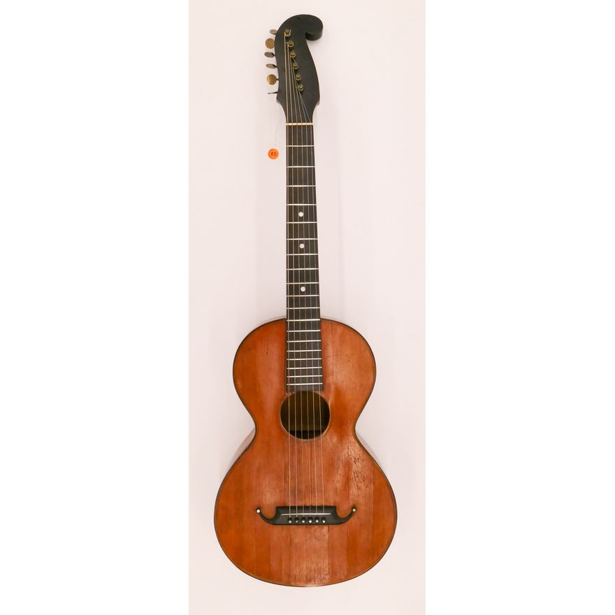 19th Century Viennese Stauffer Style Parlor Guitar