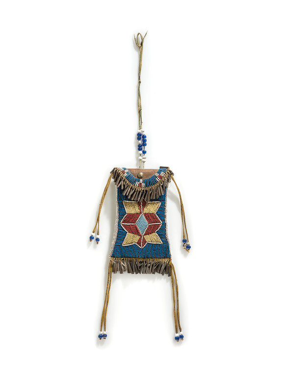 Kiowa Beaded Strike-a-Light Bag