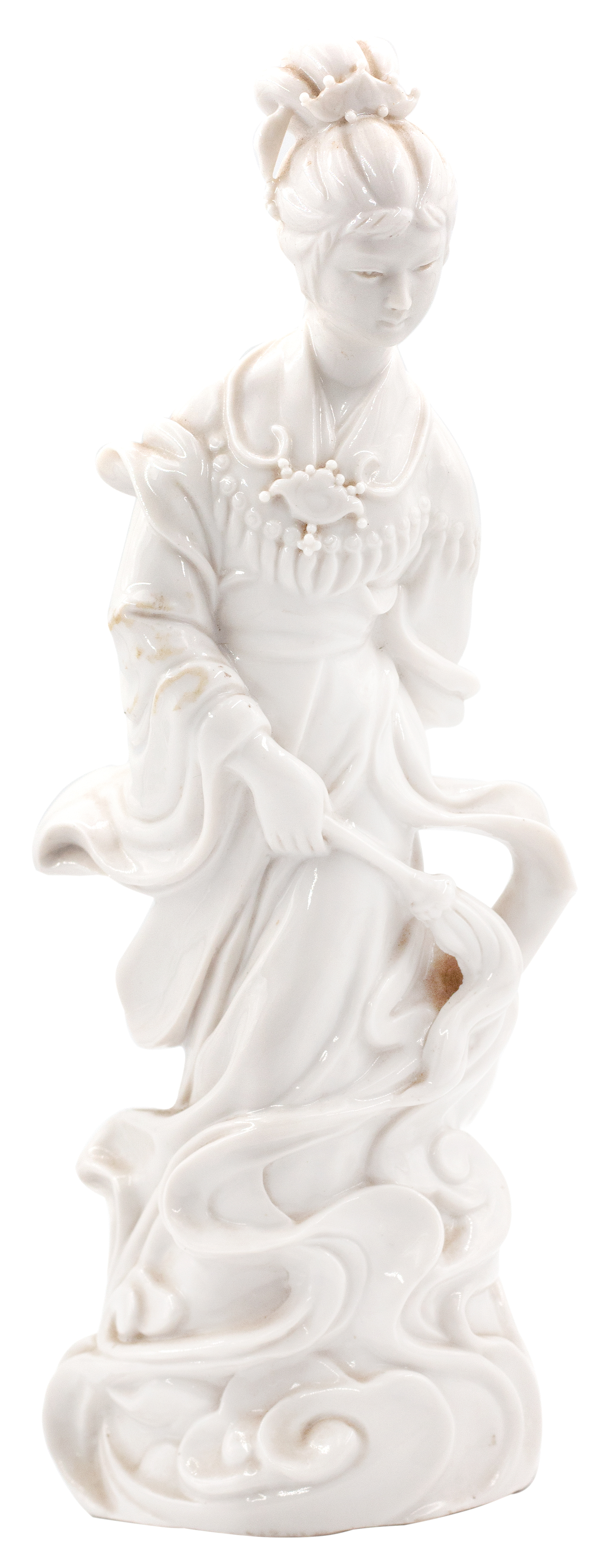 262 · China, Empire, Qing Dynasty, Blanc de Chine Figure, c.1900, VGC