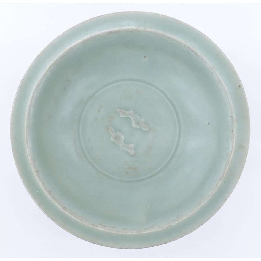 Chinese Yuan Twin Fish Longquan Bowl