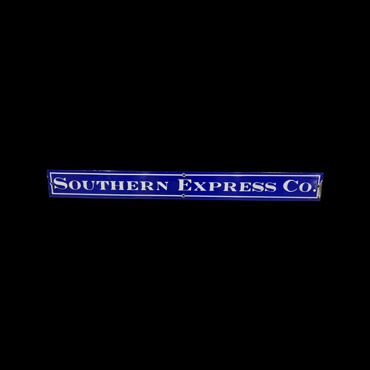 Southern Express Co Railroad Porcelain Sign