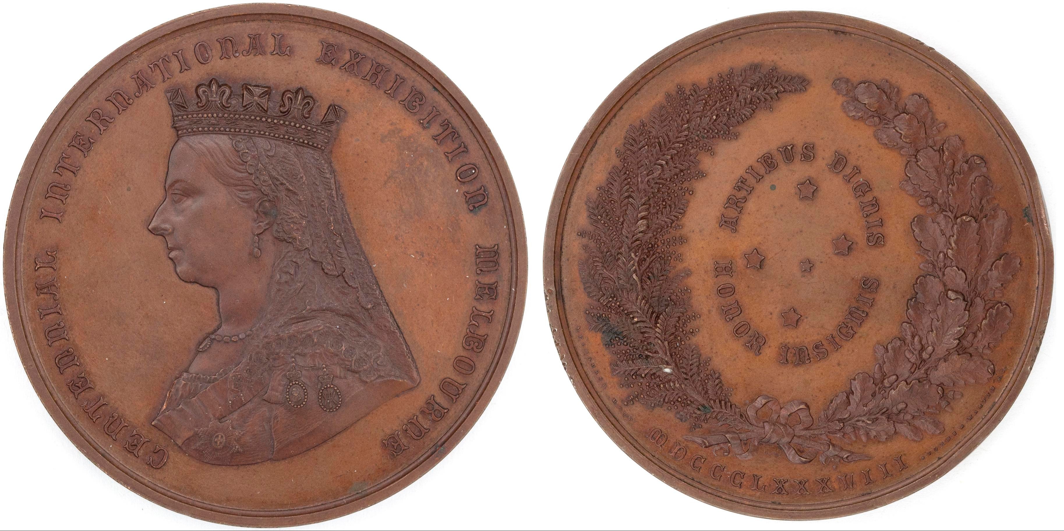 Victoria, Melbourne Centennial International Exhibition UNC