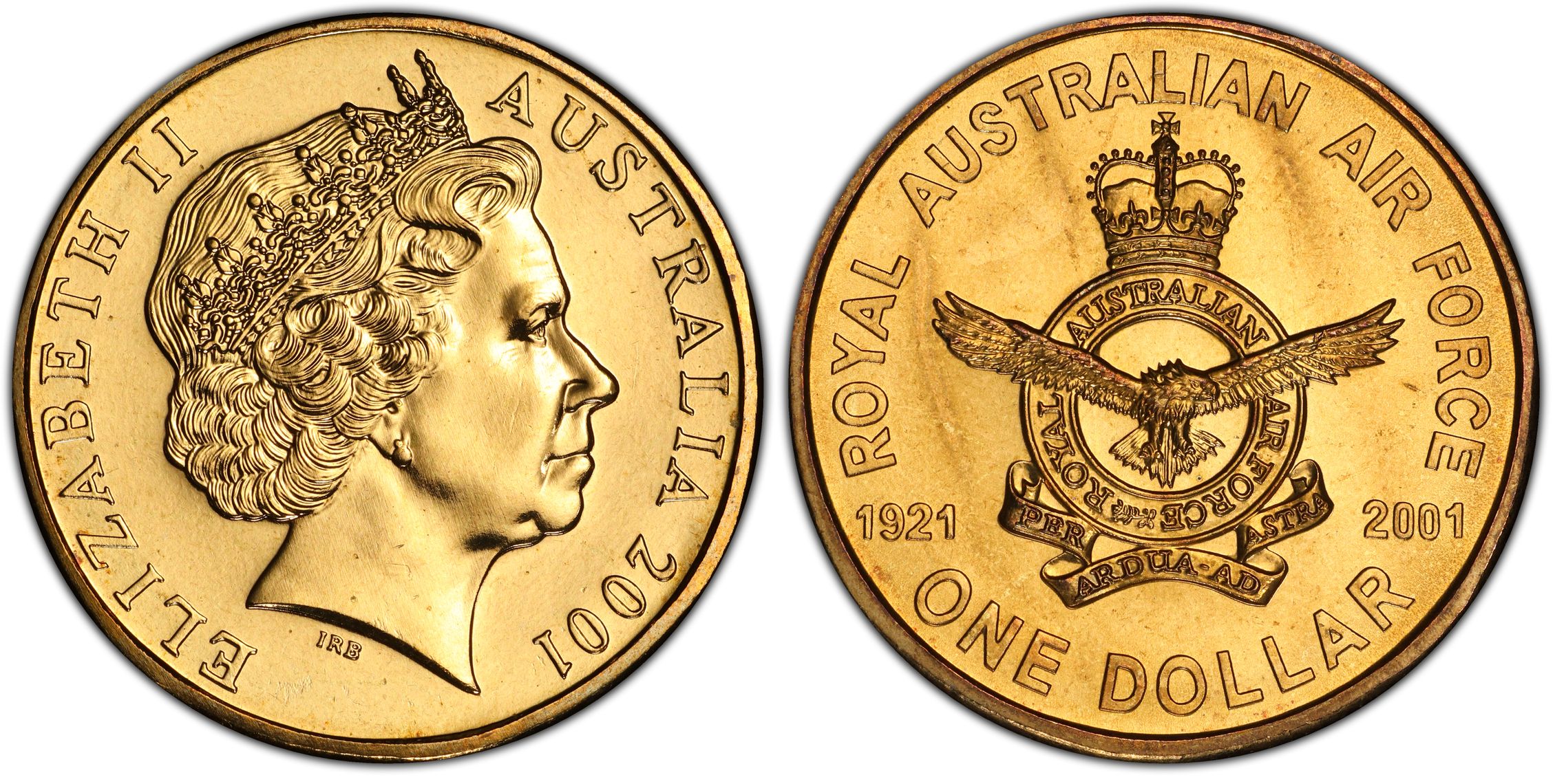 Air Force, One Dollar, 2001, PCGS MS65