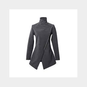 Grey Ladies Asymmetric Coat - Grey - UK 12 Women | AS 51672/36636 B8 (S6)CB