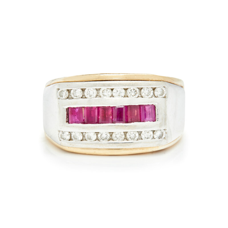 RUBY AND DIAMOND RING