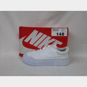 NIKE WOMEN S COURT LEGACY LIFT TENNIS SHOES - WHITE - WHITE/WHITE/WHITE - WOMEN UK 7.5