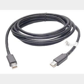 3FT MINI DISPLAYPORT TO DISPLAYPORT CABLE, KISSU MINI DP(THUNDERBOLT COMPATIBLE) TO DP CABLE, 4K@60HZ/ 2K@144HZ, MALE TO MALE, COM