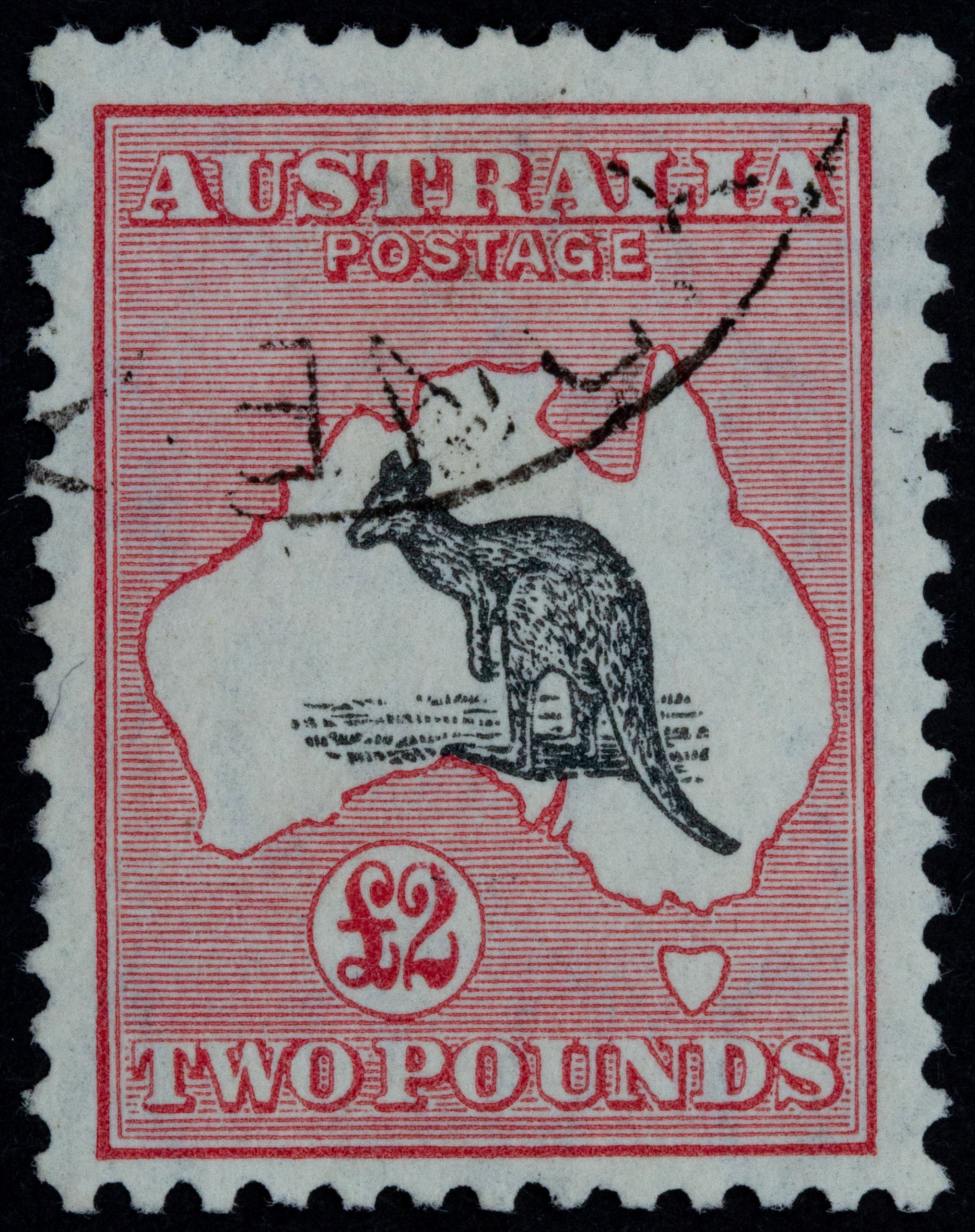 426 · C of A Watermark, Two Pounds, 1934, Good