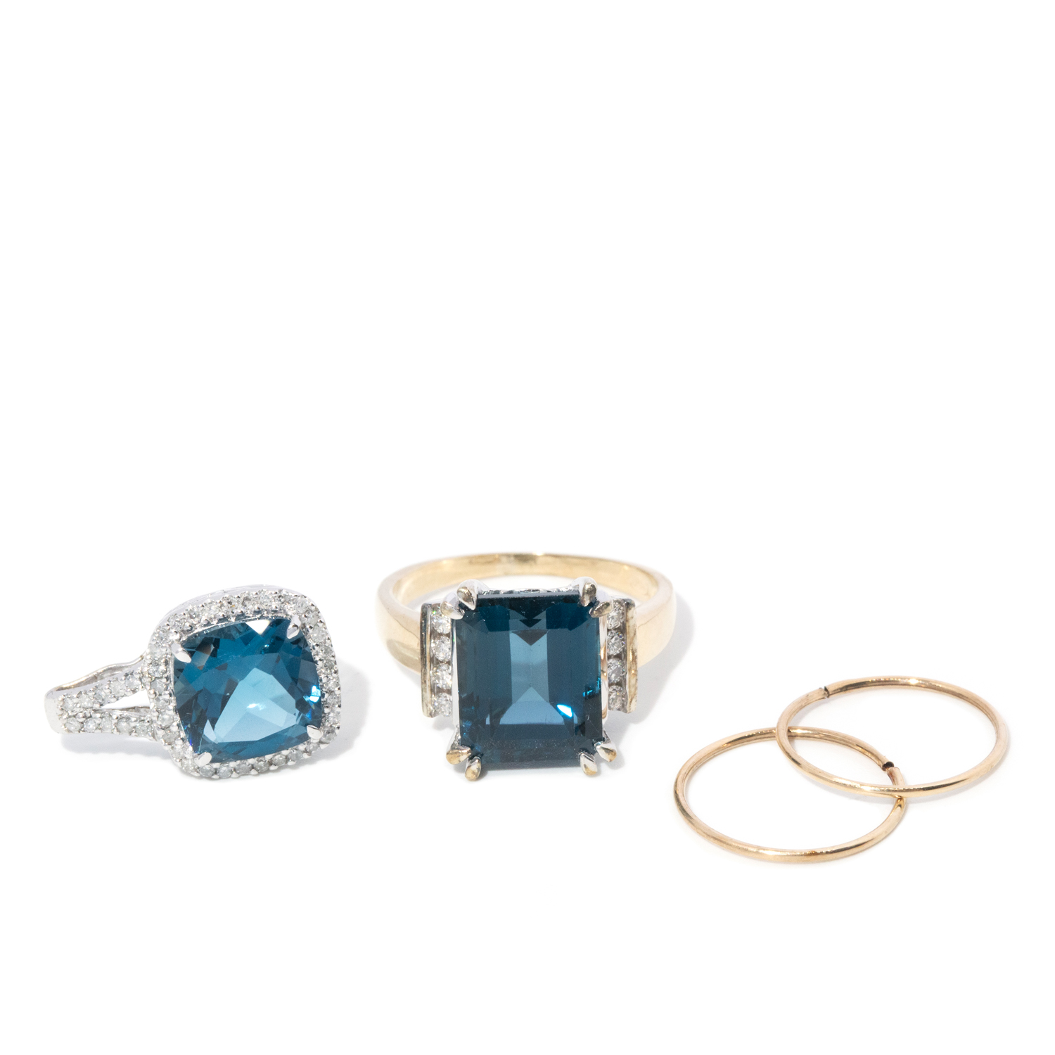 Assorted 9 carat Gold & Topaz Jewellery Set