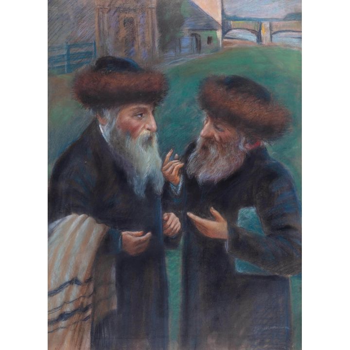 Mateusz Ludwik Hajdukiewicz | Żydzi przed synagogą
